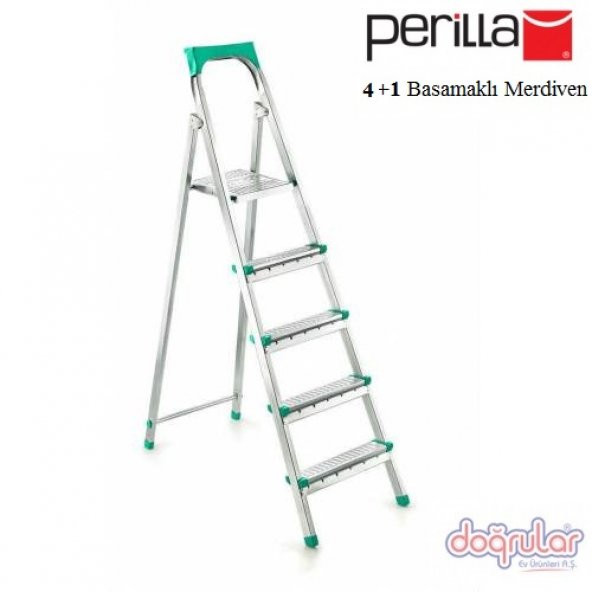 Merdiven Doğrular Perilla 4+1 Basamaklı Merdiven