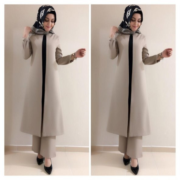 Bayan ceket pantolon ikili takım - 3