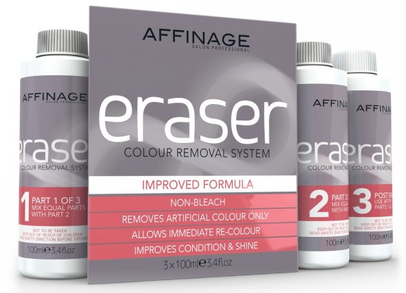 Affinage eraser saçtan boya silici kusturucu