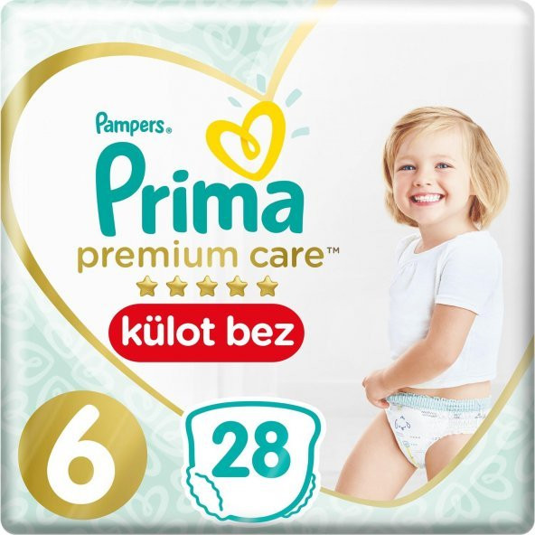 Prima Premium Care Külot Bebek Bezi 6 Beden 28 Adet