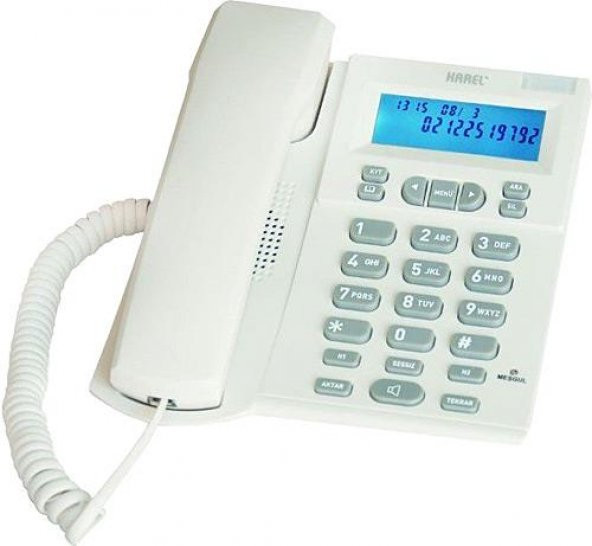 KAREL TM-131 ARAYANI GOSTER MASAUSTU KREM TELEFON