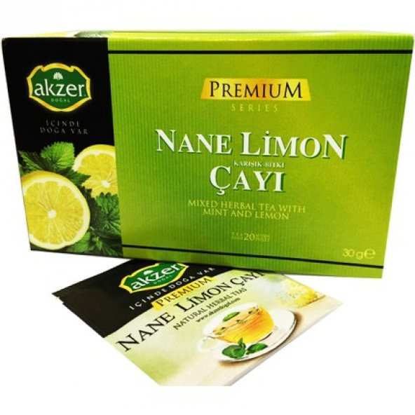 Akzer Nane Limon Çayı 20 Adet