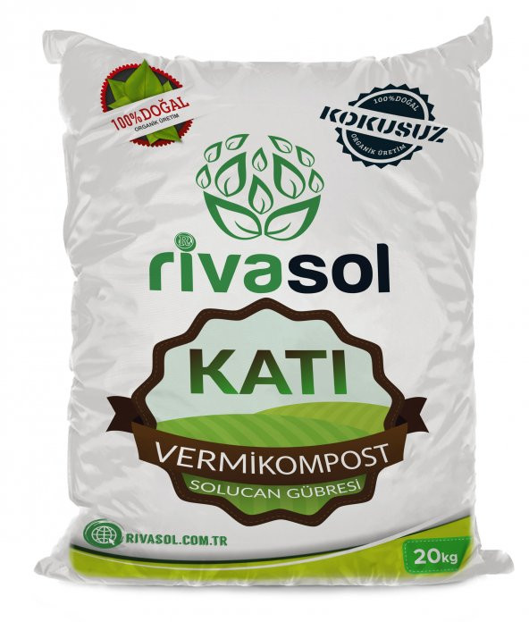 Rivasol ® 100 Organik Katı Solucan Gübresi 20 Kg