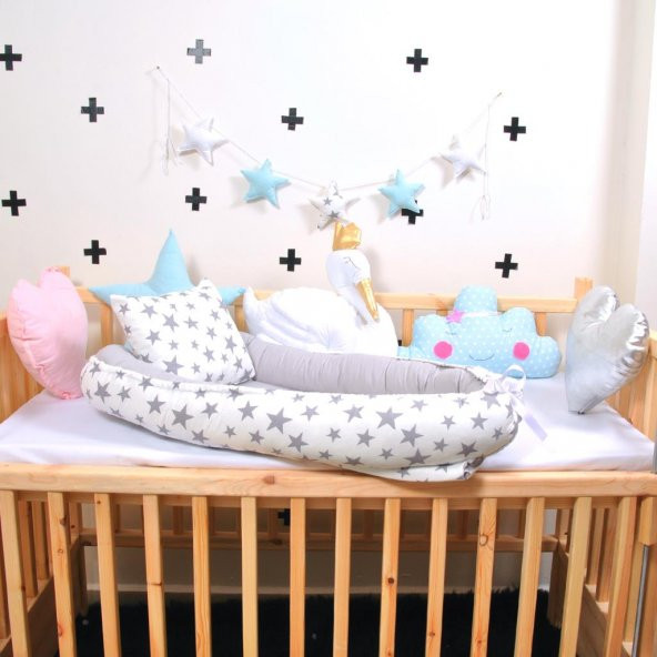 Babynest Bebek Beşikleri Yatağı Anne Yanı Uyku Seti BYG158 - 3