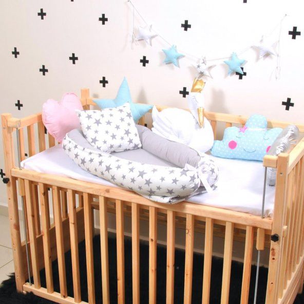 Babynest Bebek Beşikleri Yatağı Anne Yanı Uyku Seti BYG158 - 4