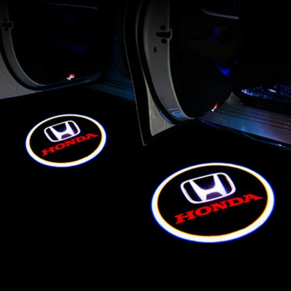 Honda Civic 2012-2016 Kapı Altı Led Logo Aydınlatma Ghost 9th Gen