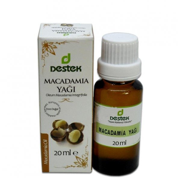 Destek Macadamia Yağı 20 ml