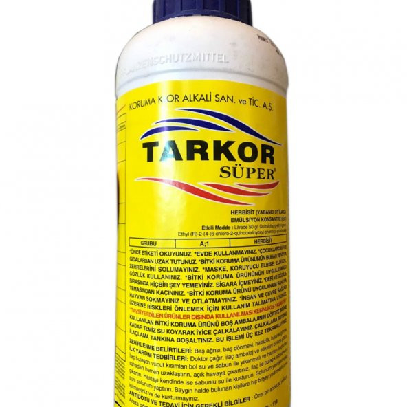 Tarkor Süper Herbisit Yabancı Ot İlacı 1 Lt