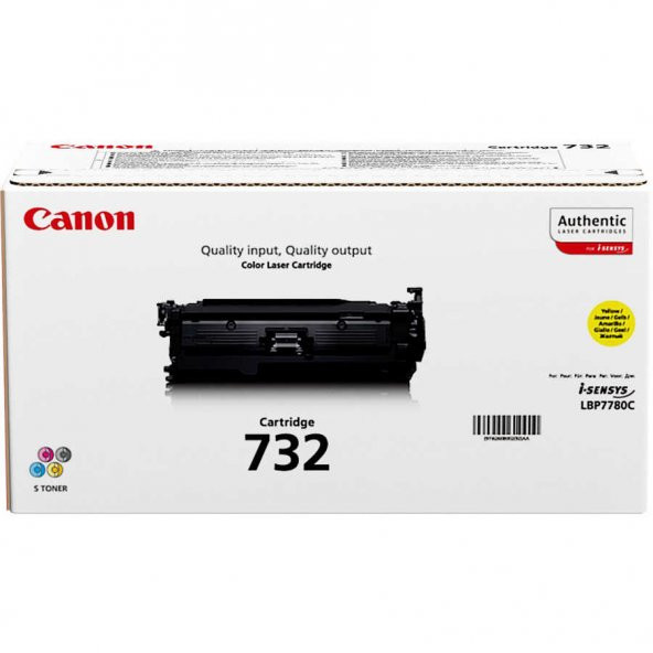 Canon CRG-732/6260B002 Sarı Orjinal Toner
