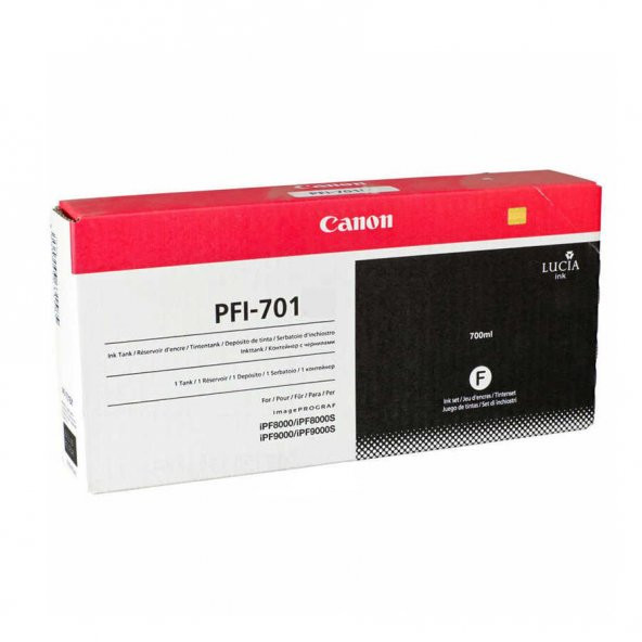 Canon PFI-701PGY/0910B001 Foto Gri Orjinal Kartuş