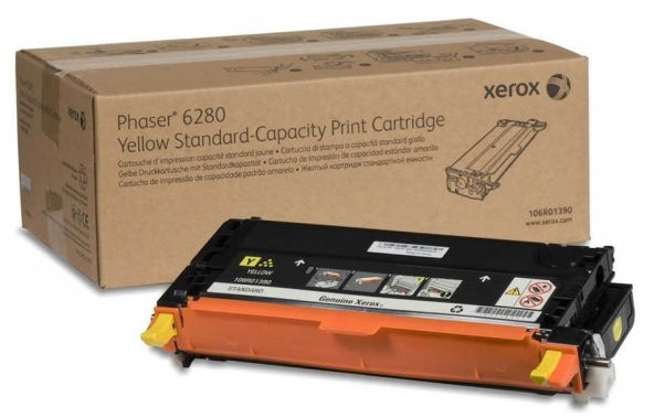 Xerox Phaser 6280-106R01390 Sarı Orjinal Toner