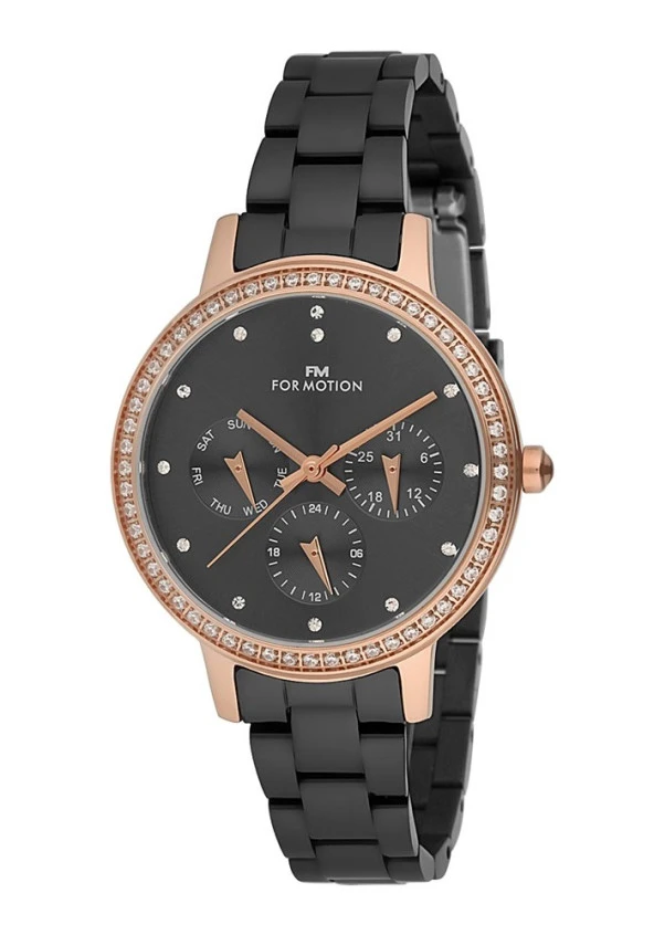 For Motion FM.B01340M.05 Fonksiyonlu Kadın Kol Saati