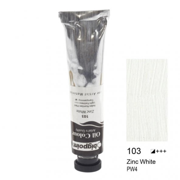 BIGPOINT 45ML ZINC WHITE (103) YAGLI BOYA - 1