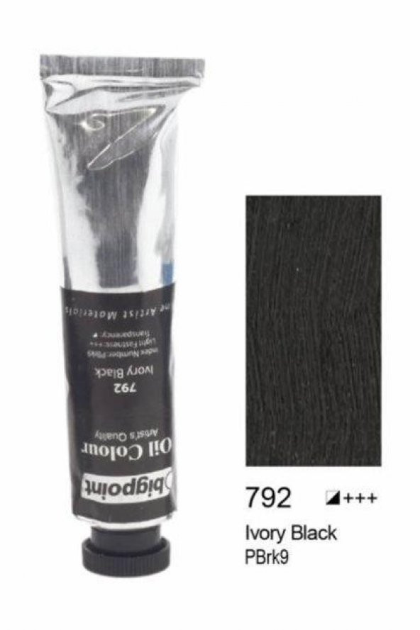 BIGPOINT 200ML IVORY BLACK F.SIYAH(792) YAGLI BOYA ürün görseli