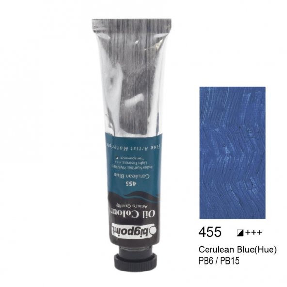 BIGPOINT 200ML CERULEAN BLUE (455) YAGLI BOYA - Resim 2