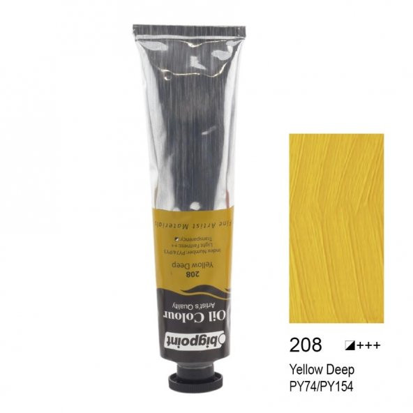 BIGPOINT 200ML YELLOW DEEP (208) YAGLI BOYA - Resim 2