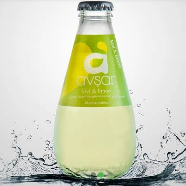 Avşar Kivi Limon Aromalı Maden Suyu 200 Ml X 24 Adet - 2