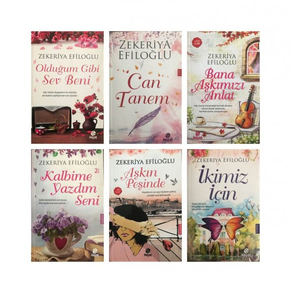 Zekeriya Efiloğlu Aşk Kitapları Seti 6 Kitap - 2