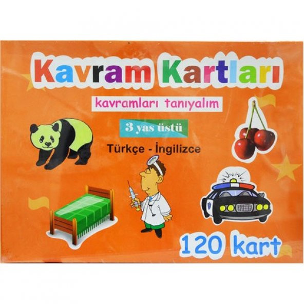 Bebekler ve Çocuk için Eğitici Zeka Geliştiren Kavram Kartlar 120