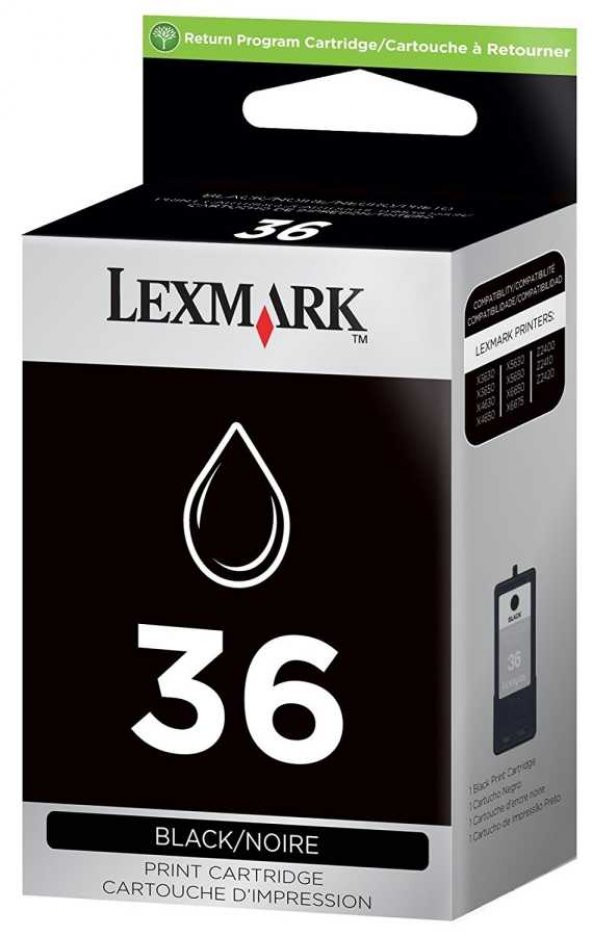 Lexmark 36-18C2130E Siyah Orjinal Kartuş