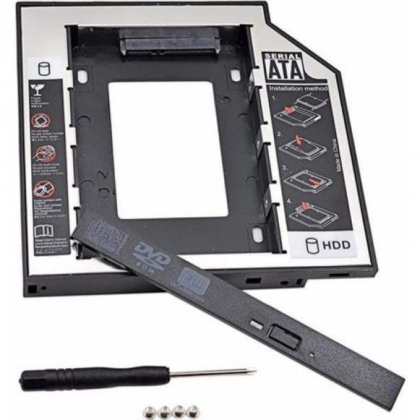 Alfais AL-4716 9.5mm Sata Hdd Harddisk Caddy Kızak Kutu