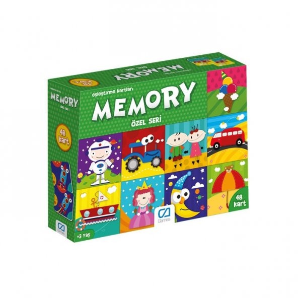 Hafıza Oyunu Eşleştirme Kartları 48 Parça Özel Seri LÜKS