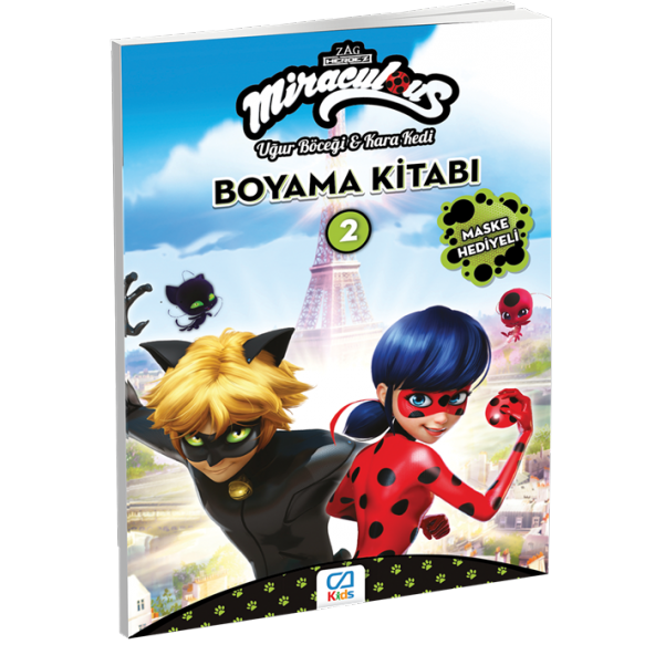 Miraculous Uğur Böceği ve Kara Kedi Boyama Kitabı 2 - 1