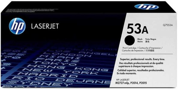 HO Q7553A SIYAH TONER (P2015/2014/M2727) - 2