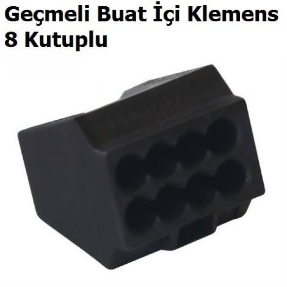 8 Kutuplu Geçmeli Buat İçi Klemens