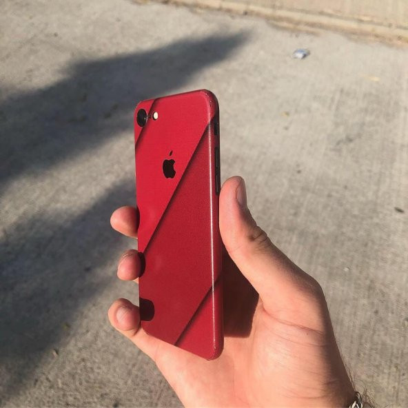 3M Bordo Kırmızı iPhone 7 Sticker Kaplama - 3