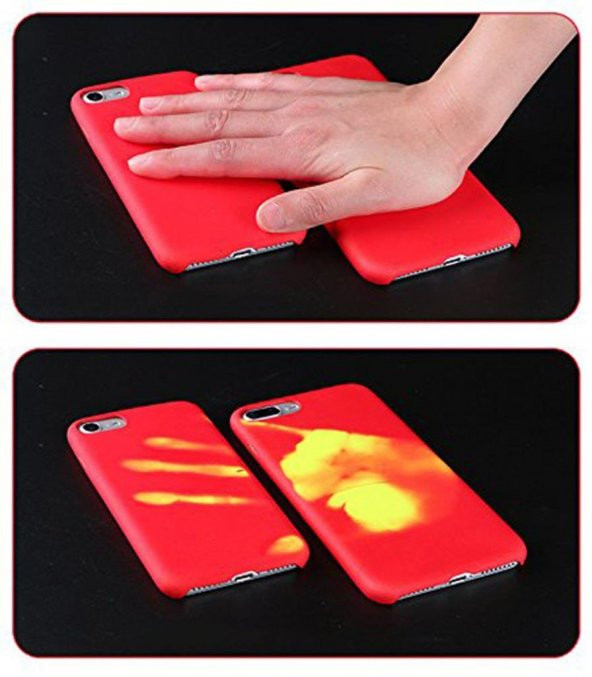 Apple iPhone 6 6S Isıya Göre Renk Değiştiren Silikon Kılıf Parmak - 3