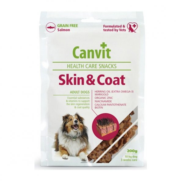 Canvit Skin & Coat Köpek Ödül Maması 200g