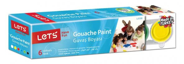 LETS GUAJ BOYA 6 RENK 25ml (L-5150)