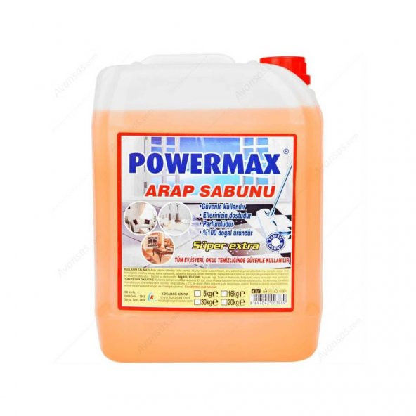 Powermax Sıvı Arap Sabunu 5 KG