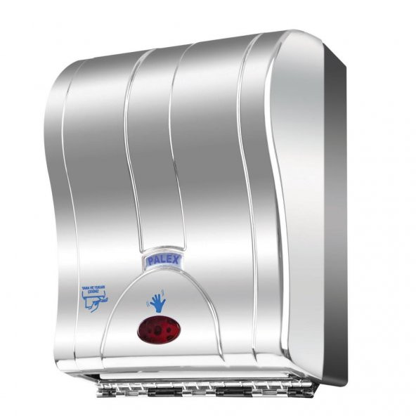 Prestij Otomatik Havlu Dispenseri Fotoselli Sensörlü Kağıt Havlu Makinesi 21cm Krom kaplama