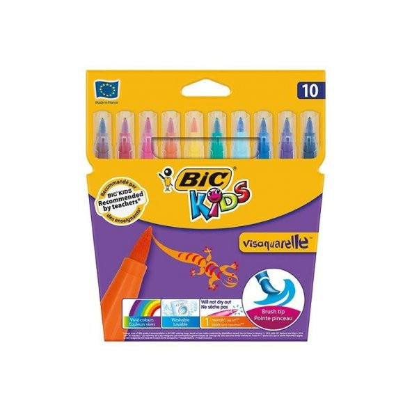 BIC KIDS KECELI KALEM VISAQURELLE 10LU (828964)