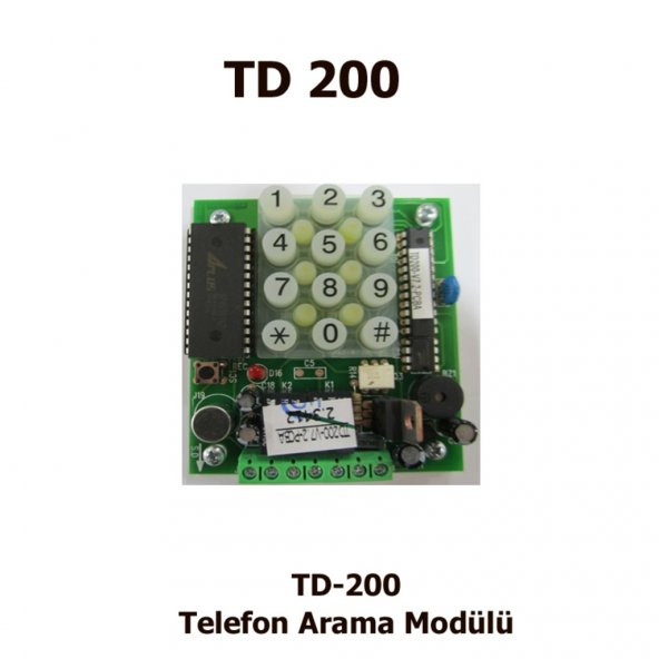 TD-200 Telefon Arama Modülü