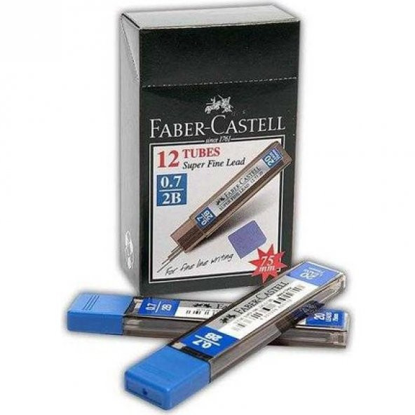 Faber Castell Min Kalem Ucu Super Fıne 2B 0.7 (12 Adet)