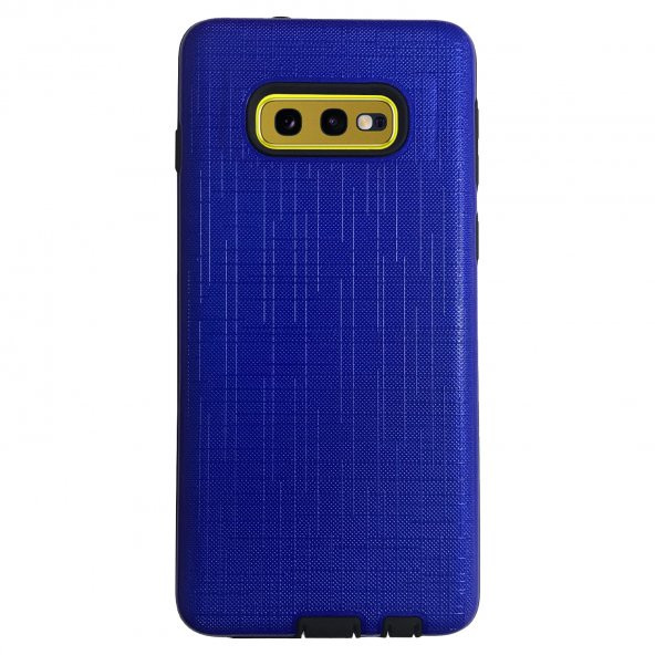 FitCase Samsung Galaxy S10E Kılıf New YouYou Arka Kapak Mavi