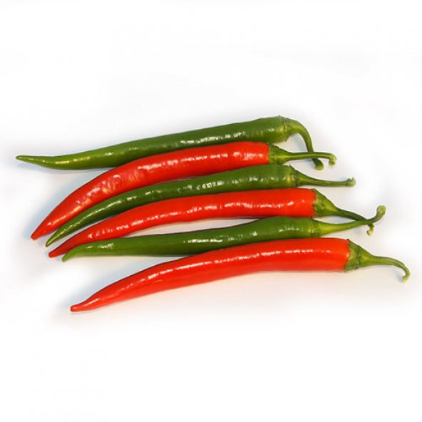 Taze Yeşil Şili Biberi (Acı Meksika Biberi) 1 Kg