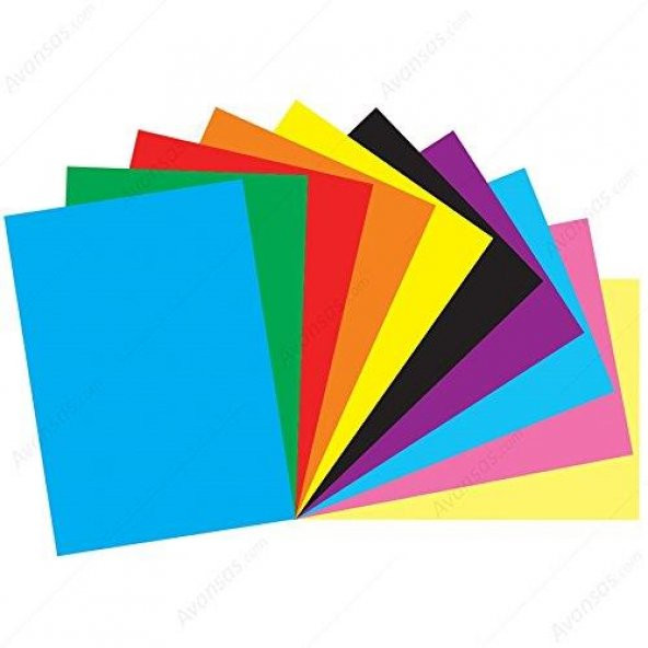 SINAR 25X35 160GR FON KARTONU KARISIK 10 LU - 2