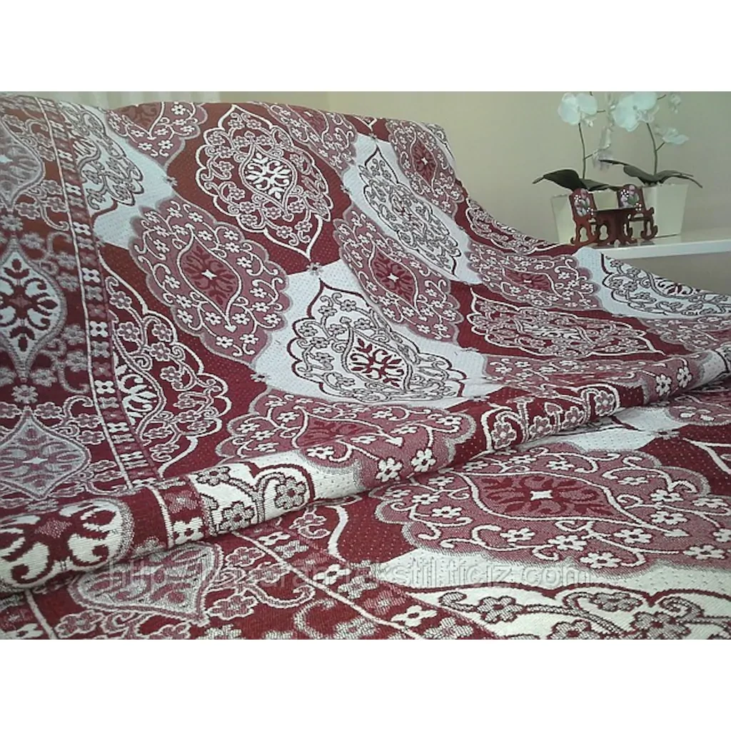 Başaran Kaliteli Serme Osmanlı Desenli Halı Örtüsü, Çok Amaçlı Pike, Savan - 2