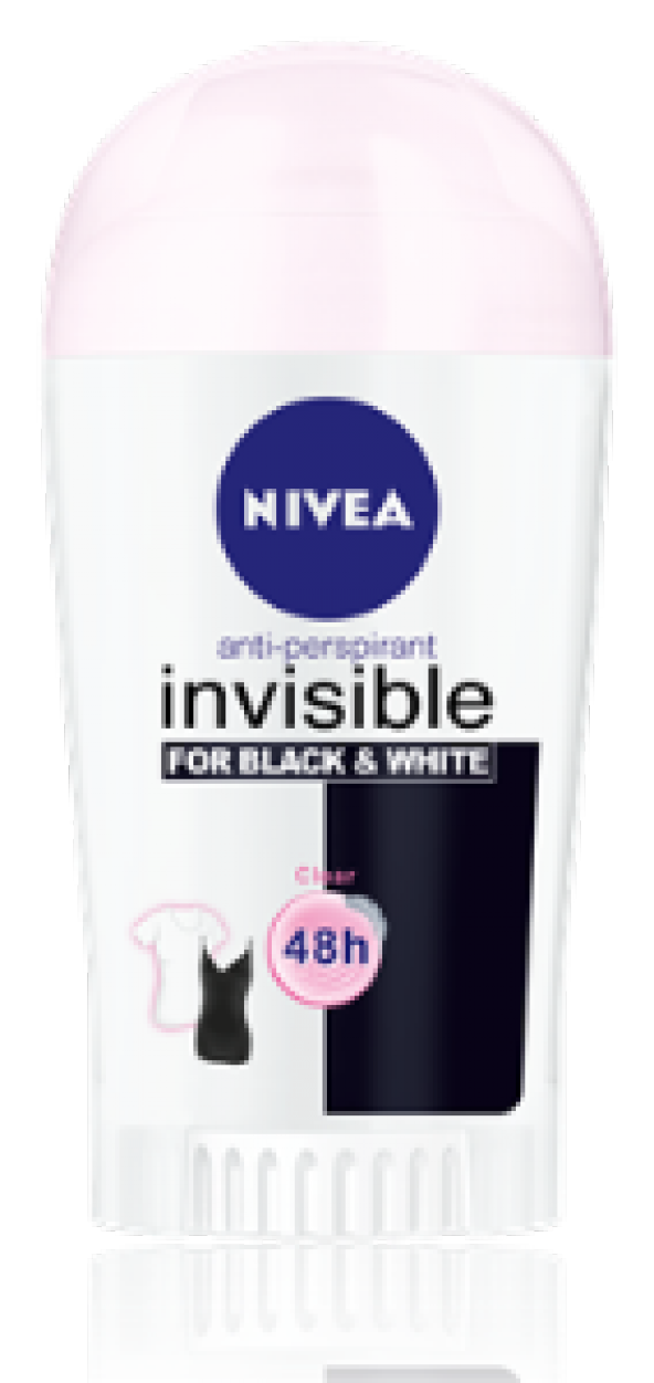 NIVEA Deodorant Stick Bayan B&W Clear Pembe 40ml