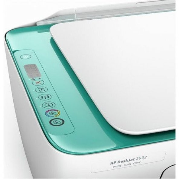 HP Deskjet 2632 Fotokopi + Tarayıcı + Wi-Fi + Airprint Yazıcı V1N05B - 2