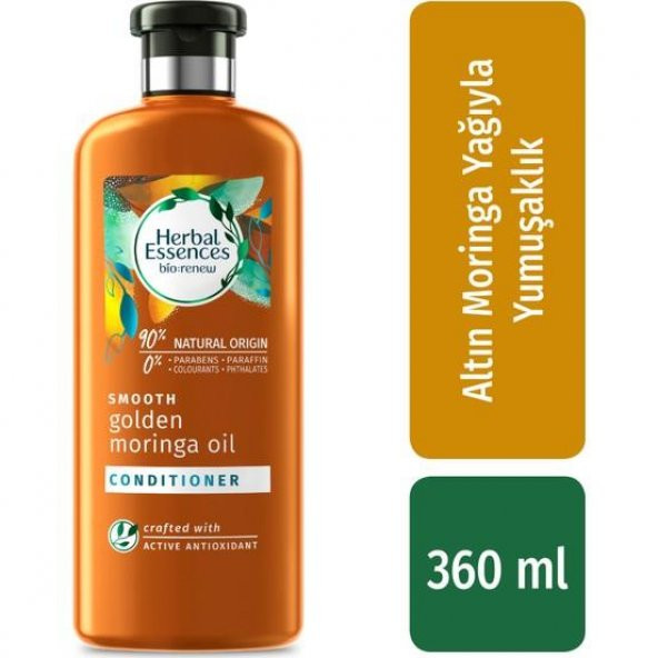 Herbal Essences Bio Altın Moringa Yağı Yumuşaklık Saç Kremi 360ml