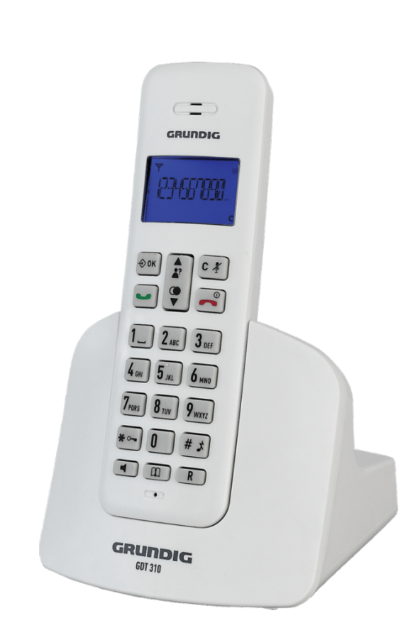Grundig GDT-310 Beyaz Telsiz Telefon