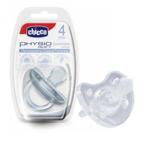 Chicco Physio Soft 4m+ Silikon Emzik