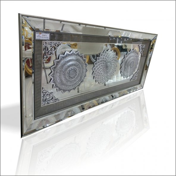 Büyük Etajer Dresuar Salon Komodin Ayakkabılık Duvar Boy Aynası - Resim 2