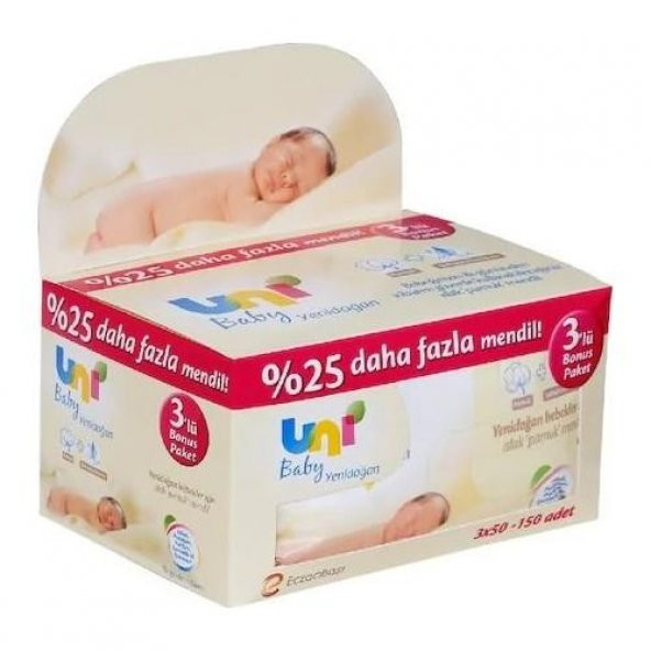 Uni Baby Yenidoğan 3X50 Avantaj Paket