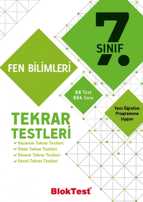 TUDEM 7.SINIF BLOKTEST FEN BİLİMLERİ TEKRAR TESTLERİ